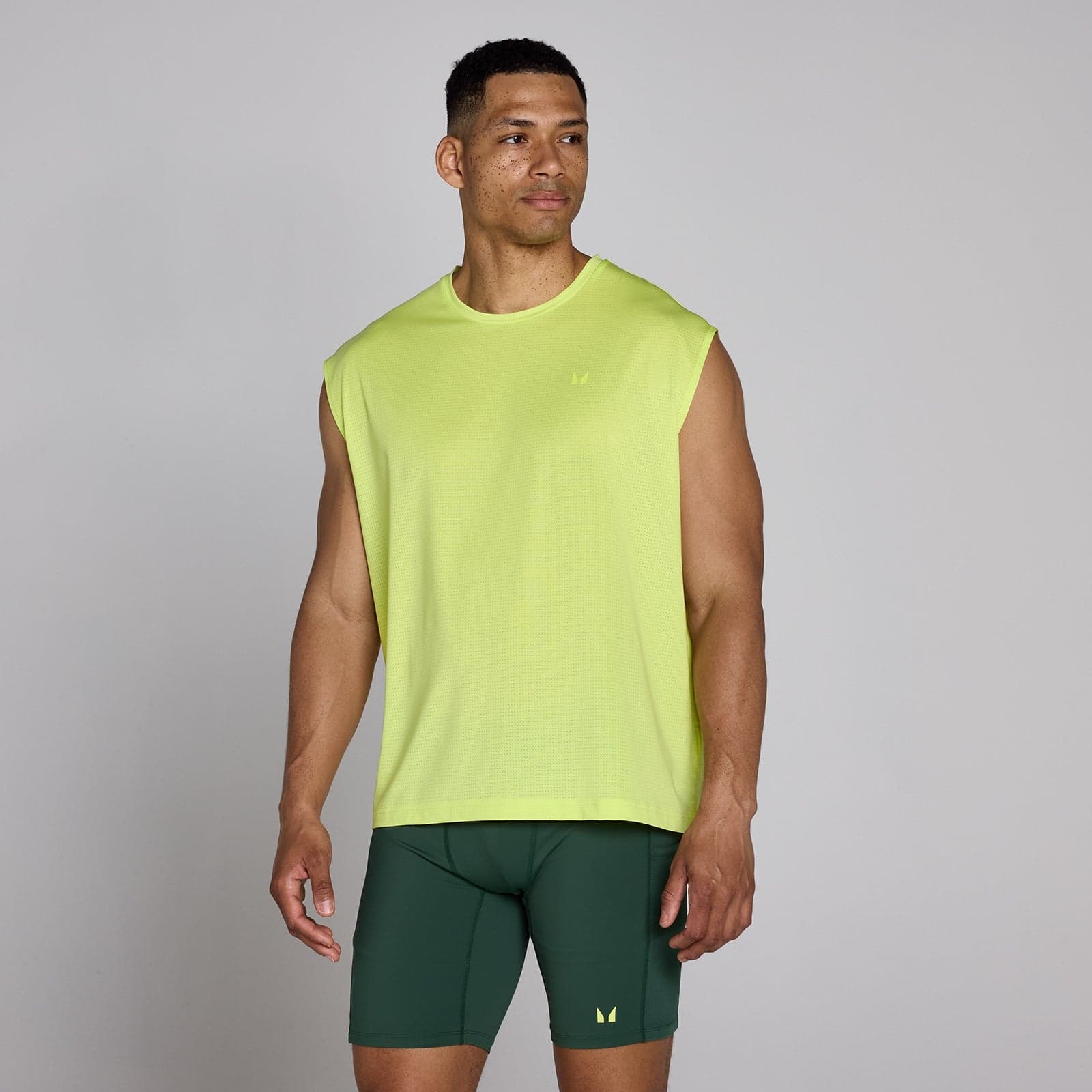 Mp Hybrid Oversized Mesh Tank Top Für Herren – Lindgrün - Xxl