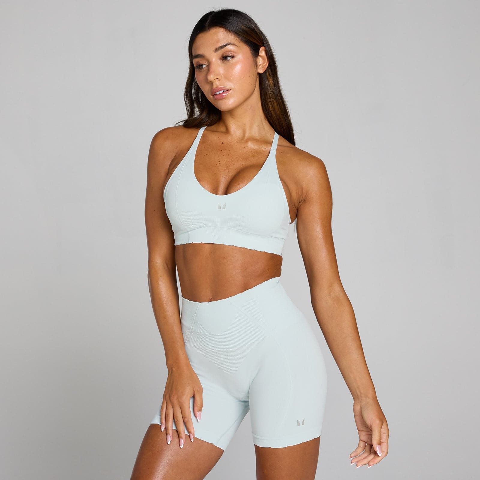 Mp Damen Tempo Ultra Seamless Sport-Bh - Blue Aura - M