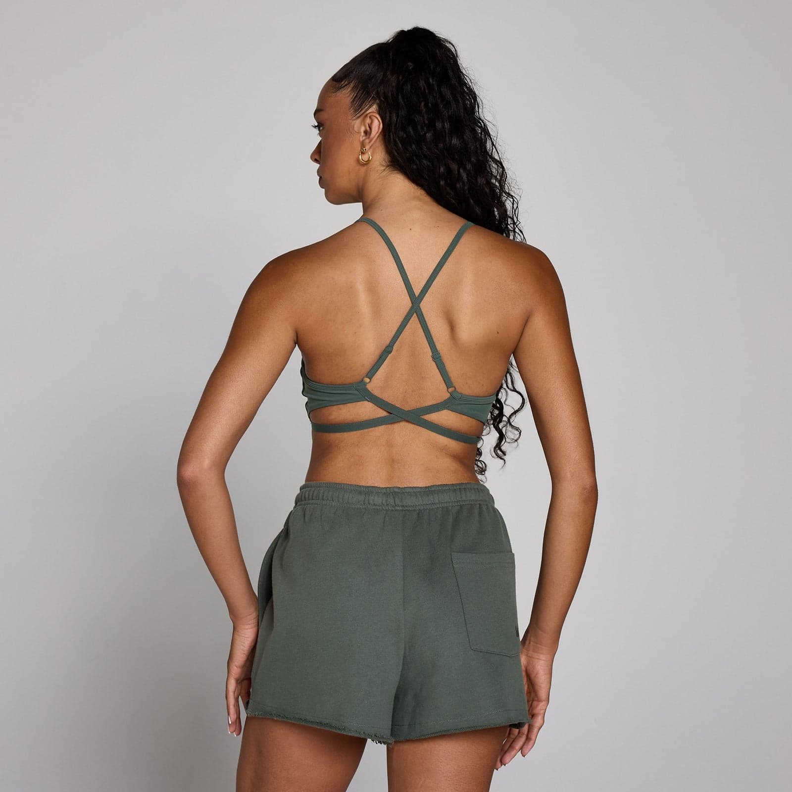 Mp Damen Tempo Sport-Bh Mit Verstellbarem Riemenrücken – Wolkengrün - Xs