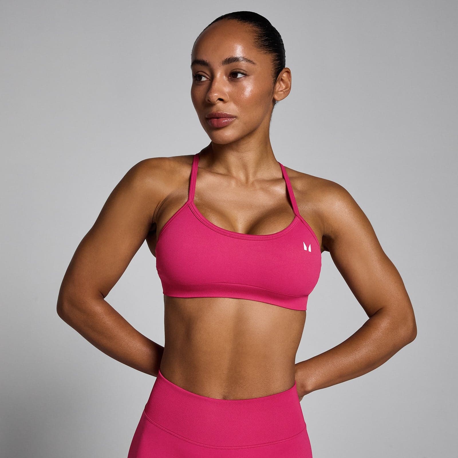 Mp Damen Lift Seamless Strappy Bh - Bold Berry - S