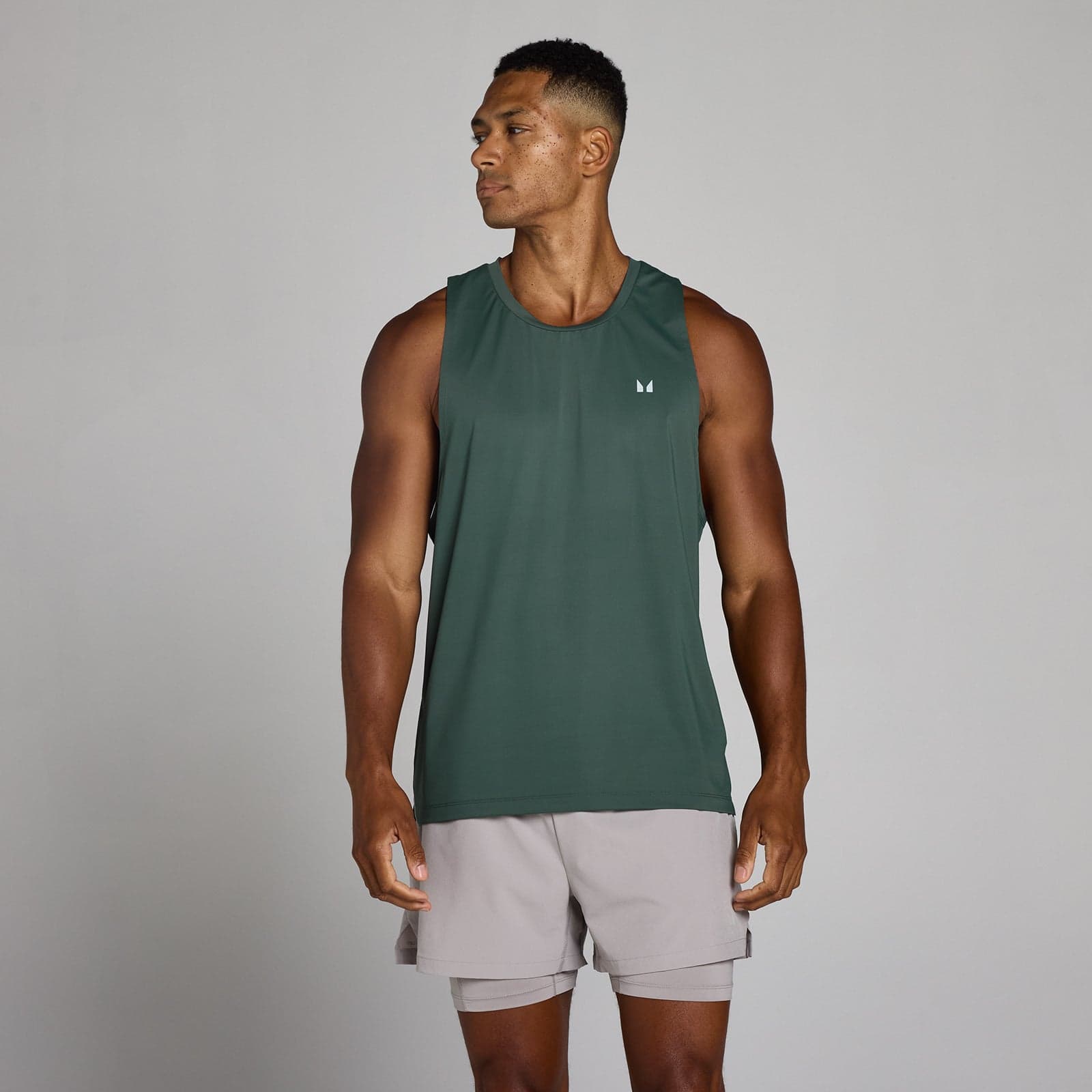 Mp Men'S Velocity Ultra Tank - Cloudy Green - L