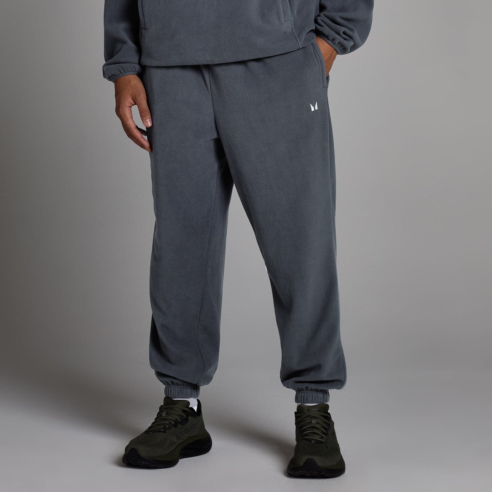 Mp Herren Fleece-Jogger - Granit - Xxxl