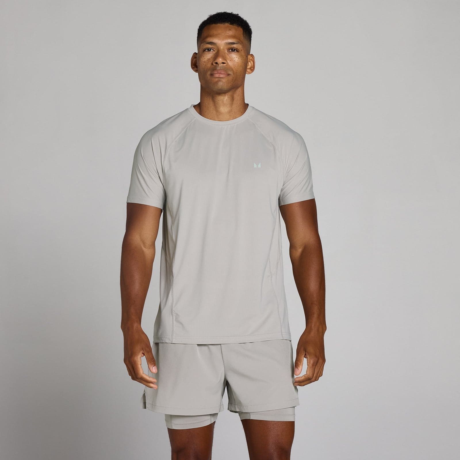 Mp Men'S Training Ultra Mesh T-Shirt - Chalk Grey - M