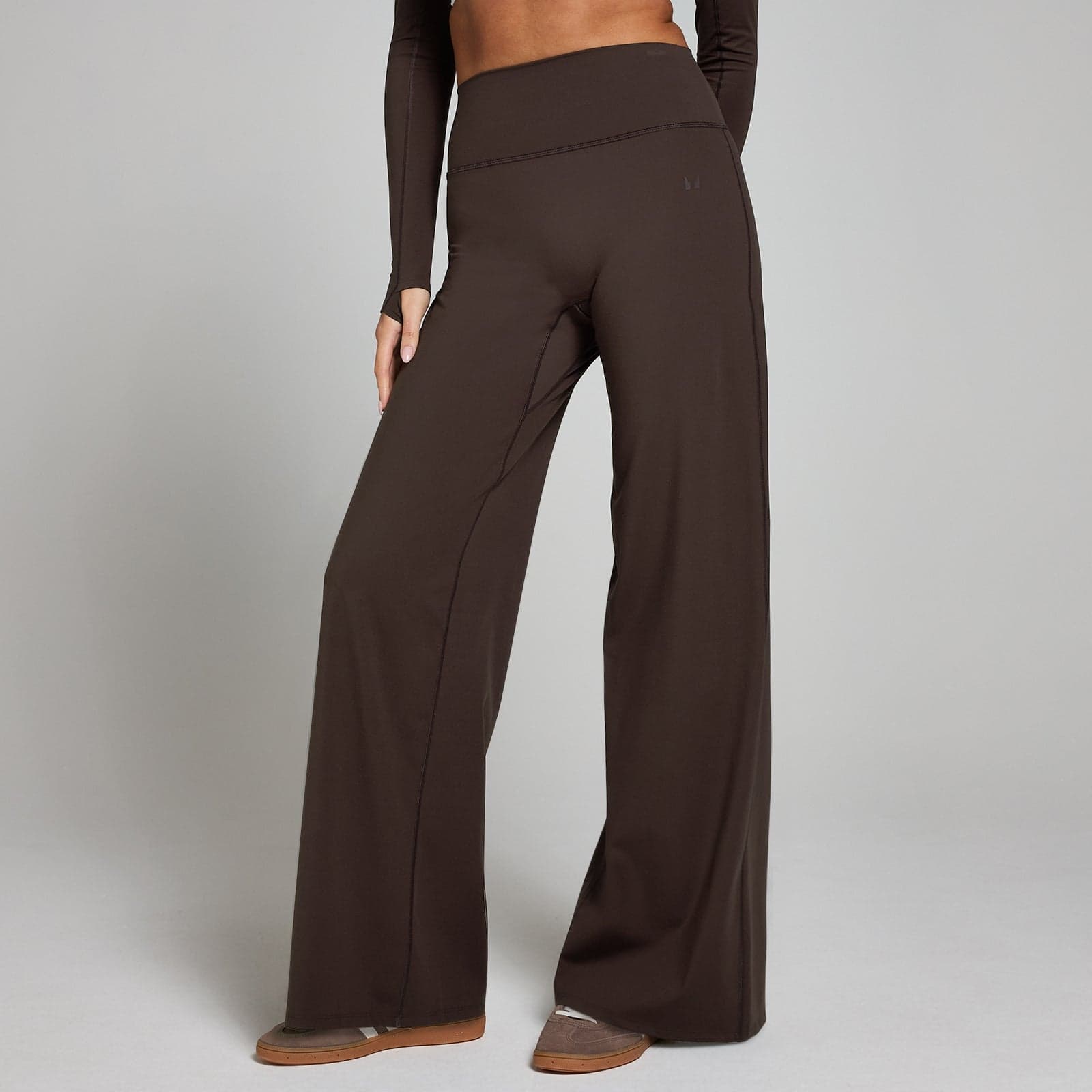 Mp Damen Petite Tempo Wide Leg Leggings – Kakao - M