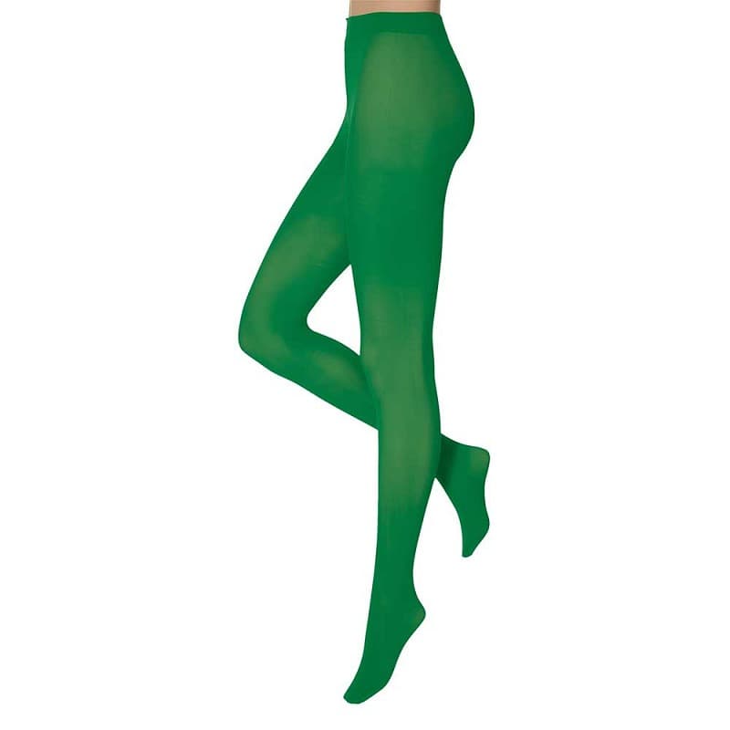 Bunte 60 Denier Partystrümpfe – Jolly Green – S-M