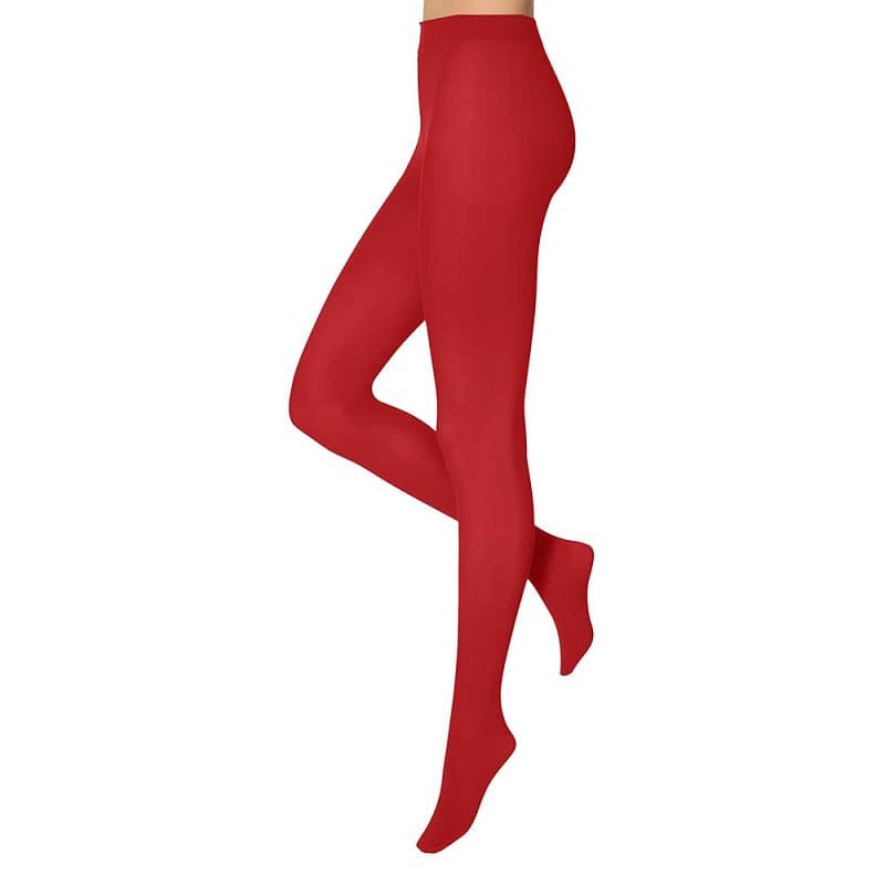 60 Denier Damenstrumpfhose Aus Mikrofaser – Rot – L-Xl