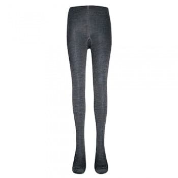Damenstrumpfhose Aus Biologischer Wolle – Grafit Meliert – 38-40