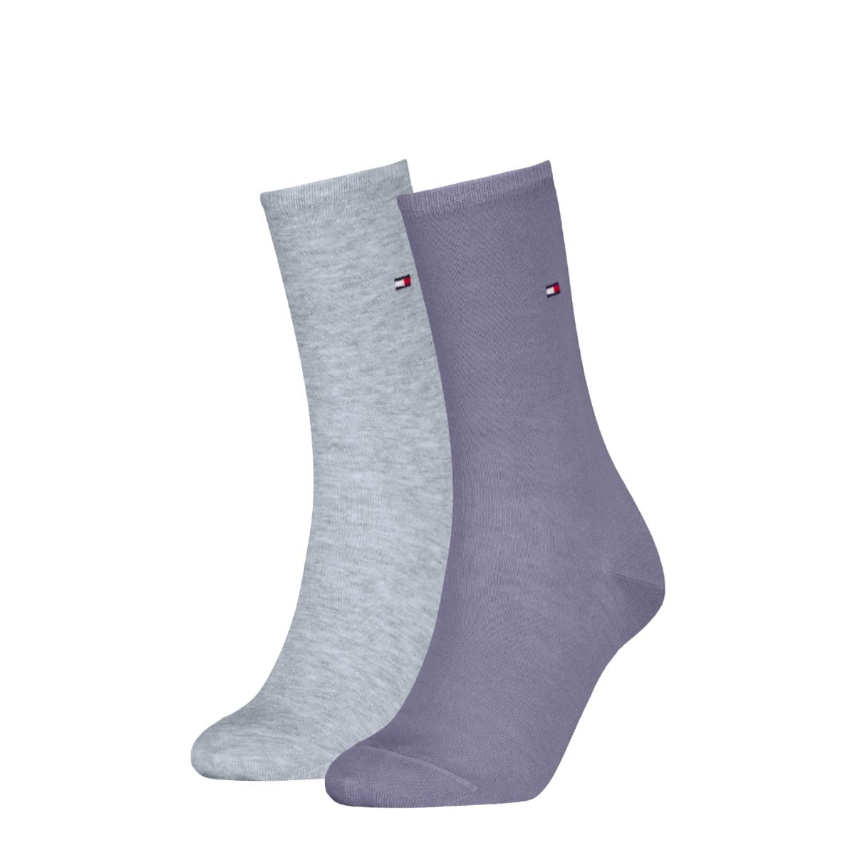 Klassische Damensocken Aus Weicher Baumwolle - Flieder - 35-38