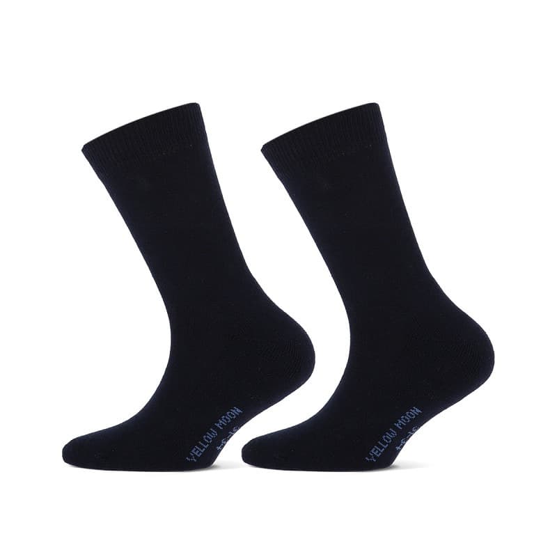 Kindersocken Aus Baumwolle Mit Frottiersohle - Marine - 39-42 - 2 Paar