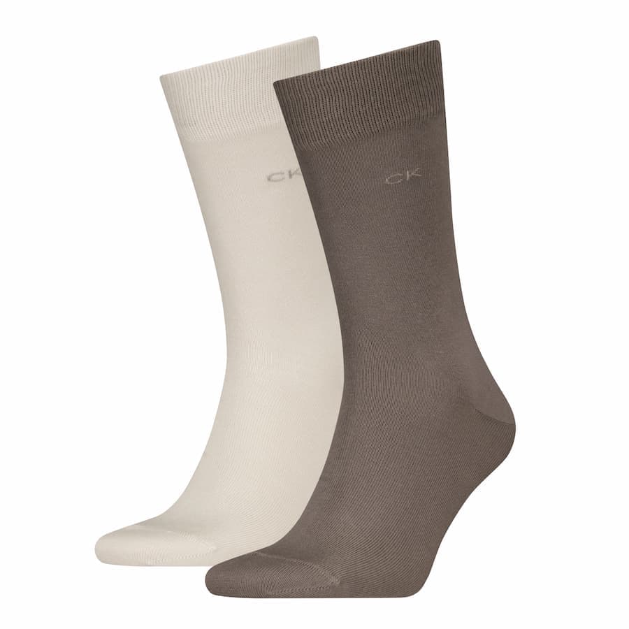 Klassische Baumwoll-Herrensocken – Braun – 39-42