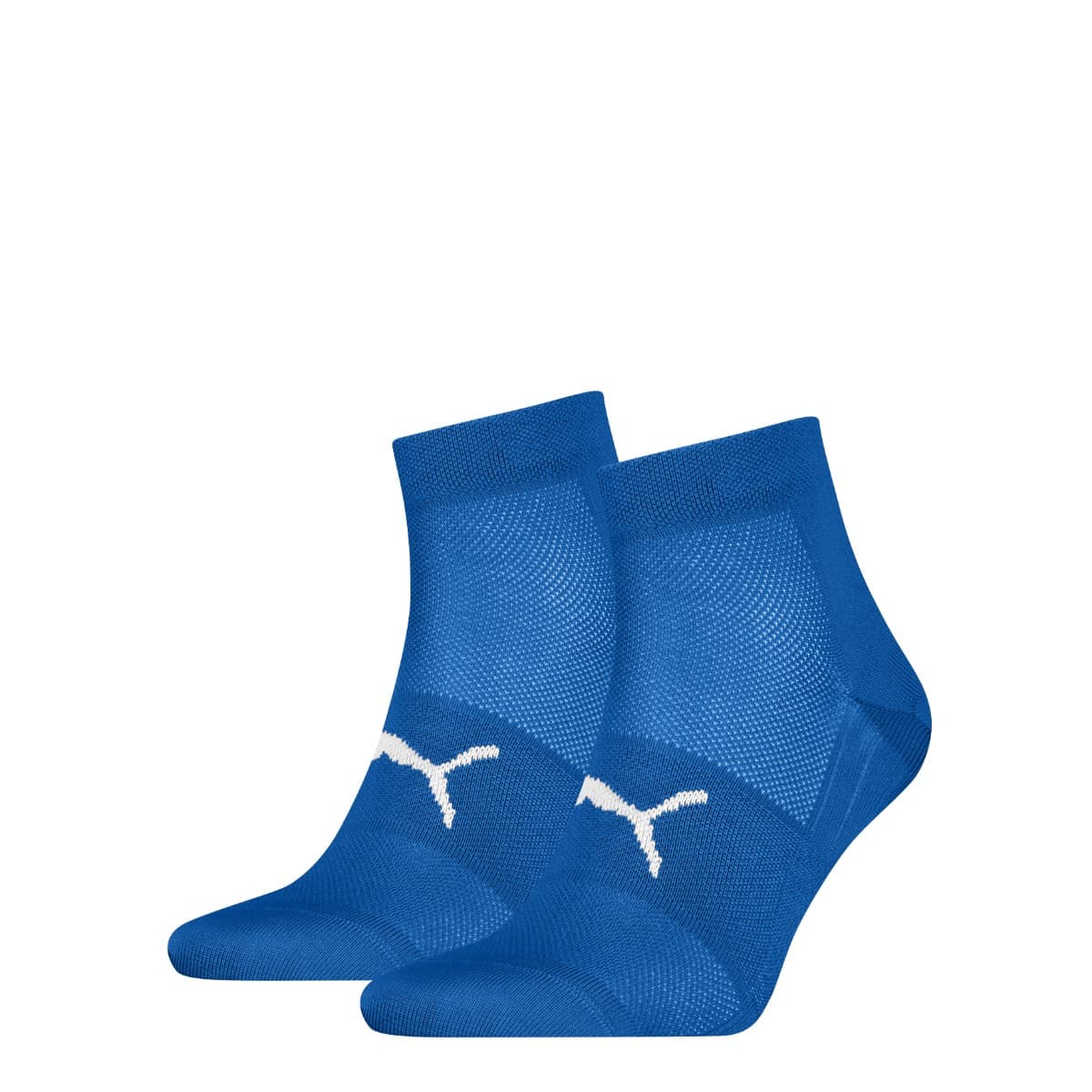 Unisex Viertelsportsocken - Blau - 35-38 - 2 Paar