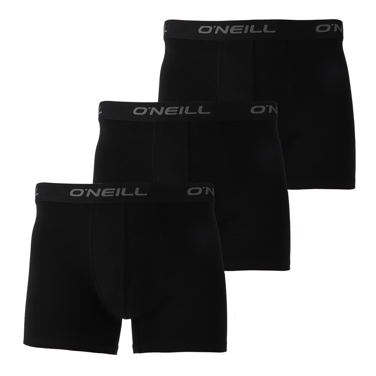 Herren Einfarbige Boxershorts Aus Baumwolle - Schwarz - M - 3 Paar