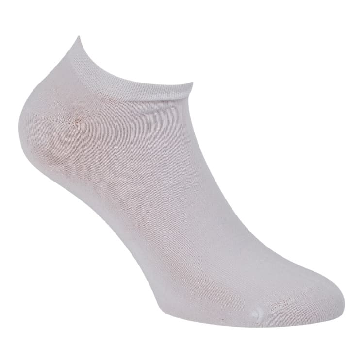Unisex Bambussneakersocken - Weiß - 36-40 - 2 Paar