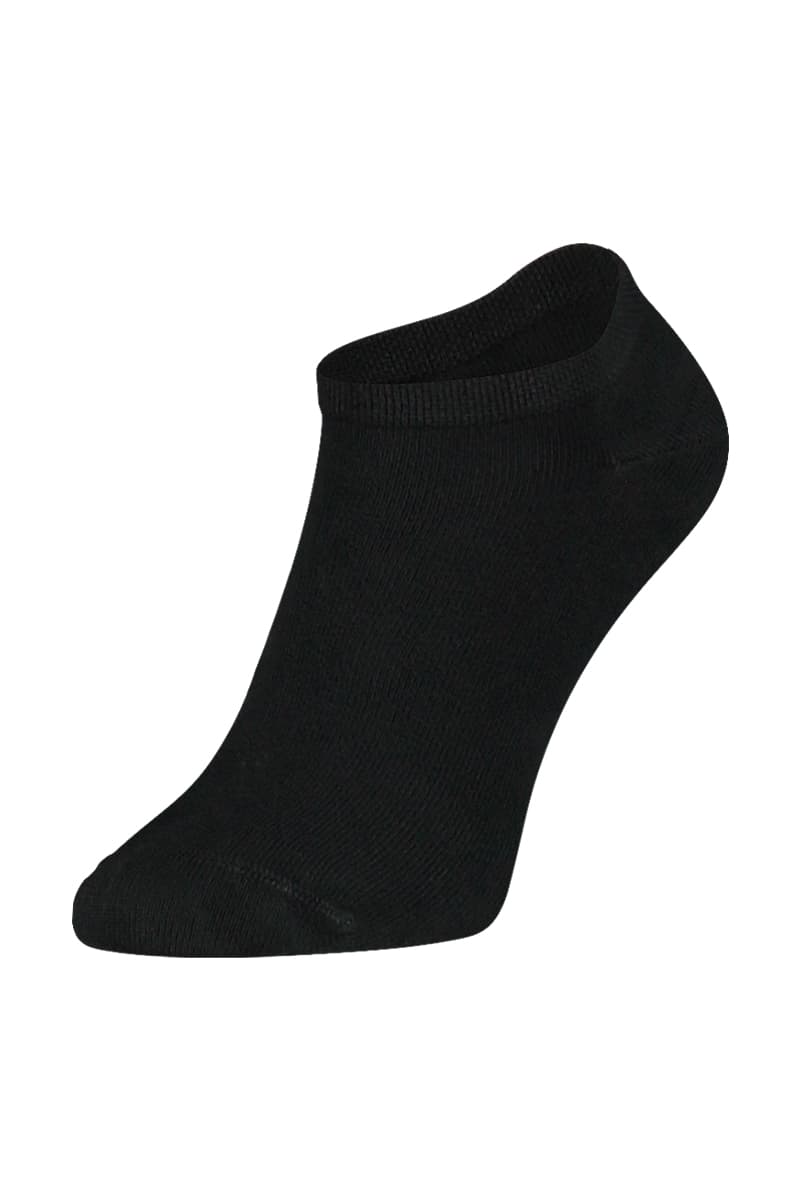 Bamboo Sneaker Socken 2 Paar – Schwarz – 39-42