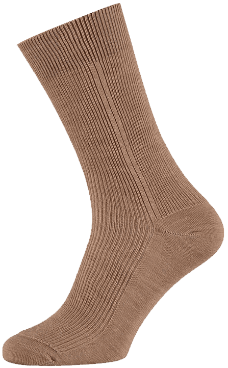Herrenstrümpfe Aus 42% Wolle – Mittelbeige – 42-45