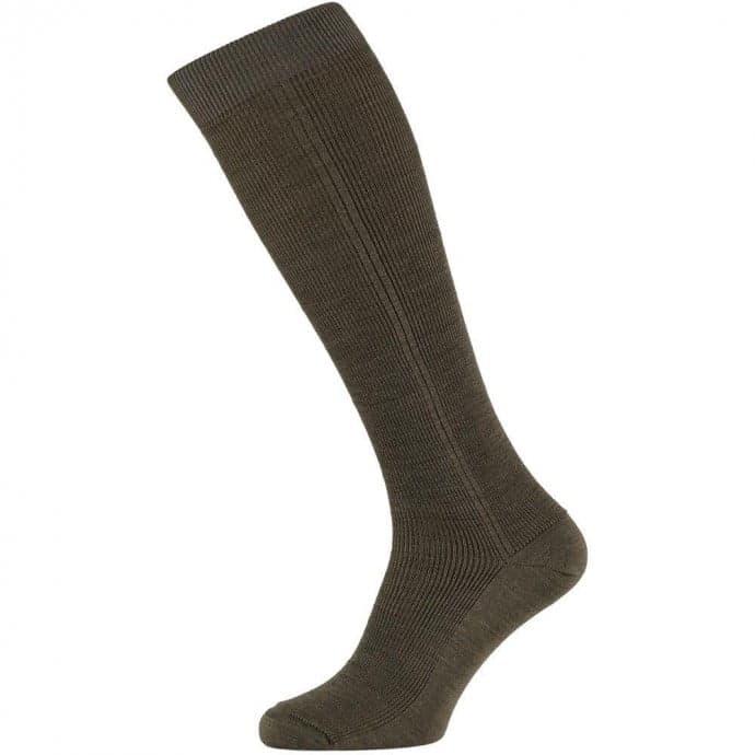 Herren Kniestrümpfe Aus Wolle – Khaki – 45-47