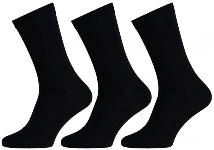 Baumwollsocken – Schwarz – 40-46