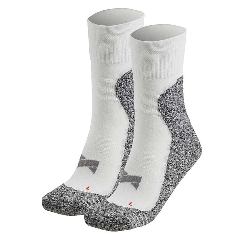 Halbhohe Sportsocken Mit Coolmax – Weiß – 45-47