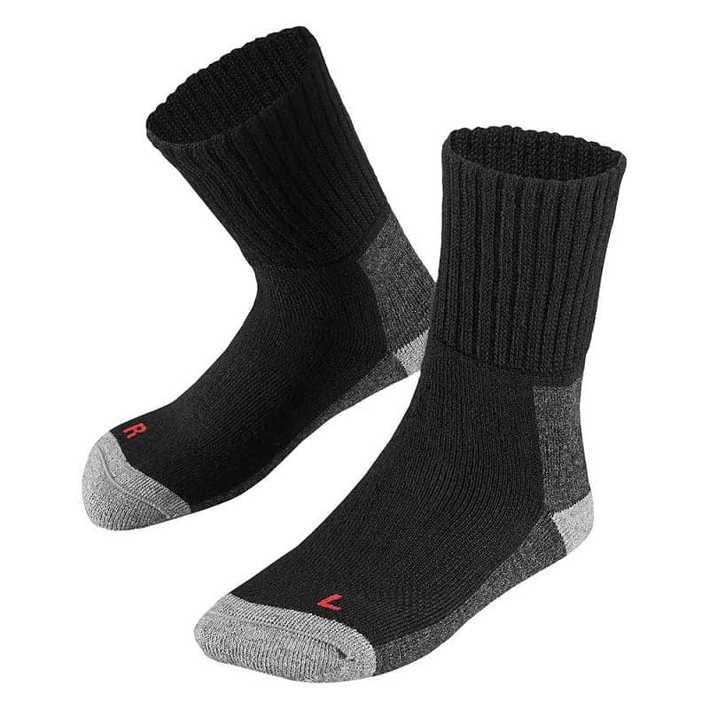 Wandersocken Aus Wolle – Schwarz – 42-45