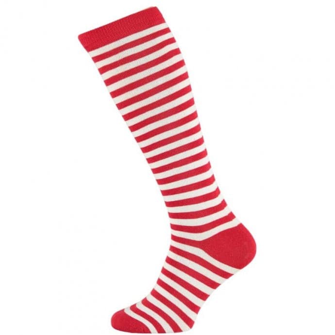 Dorus Kniestrümpfe In Karnevalsfarben – Rot – 30-34