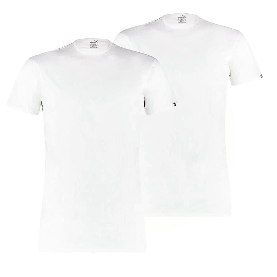 Basis-T-Shirt Mit Rundhalsausschnitt – Weiß – L