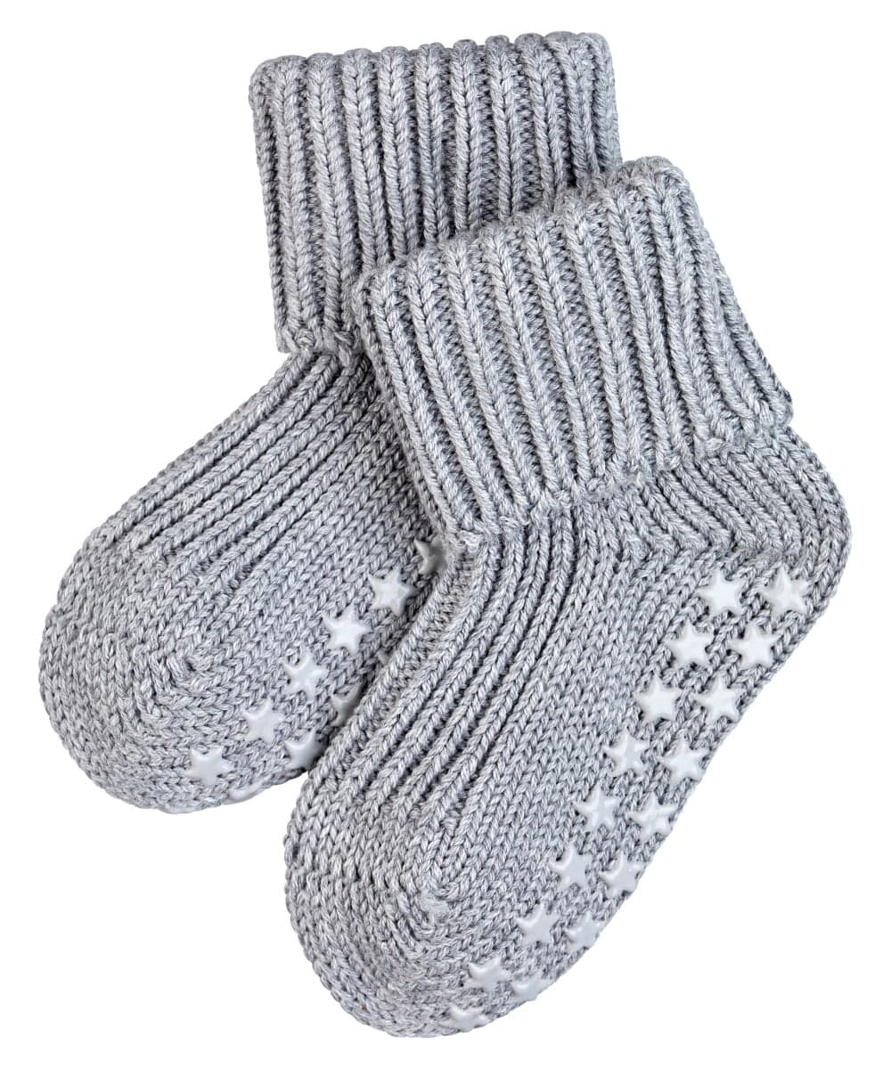 Catspads Baumwollbabysocken – Hellgrau – 62-68