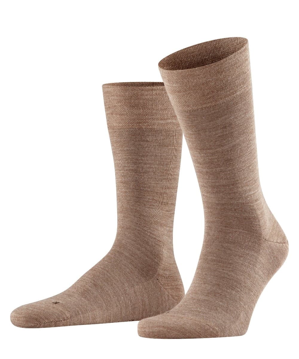 Sensitive Berlin Herren Socken – Muskatnuss Melange – 43-46