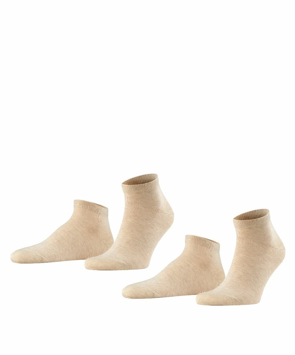 Happy Herren Sneakersocken 2-Pack – Sand Melange – 47-50