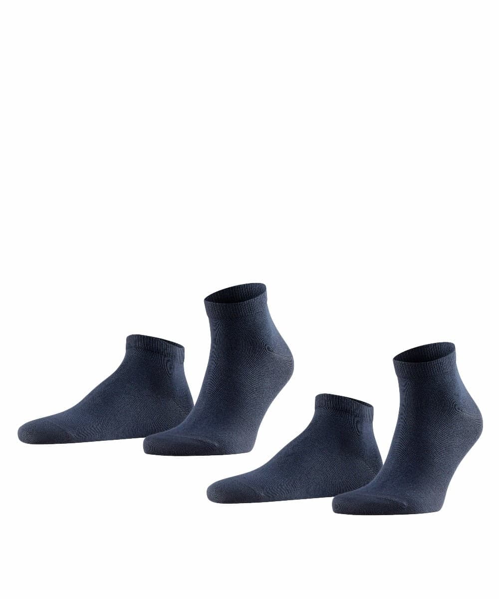 Happy Herren Sneakersocken 2er-Pack – Dunkelblau – 43-46