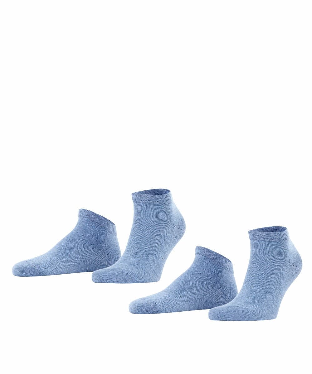 Happy Herren Sneakersocken 2er-Pack – Hellblau – 39-42