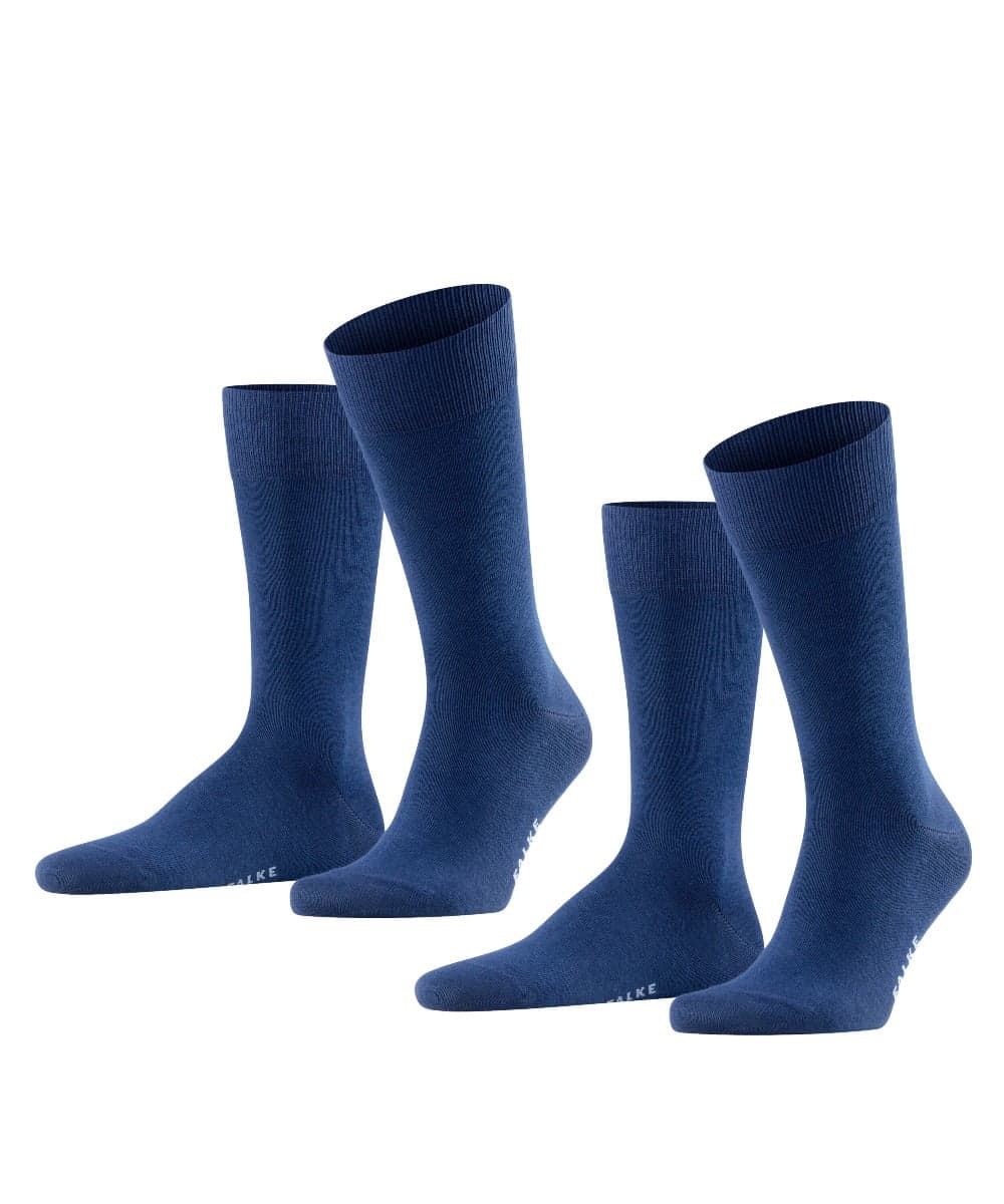 Happy Herren Socken 2er-Pack – Royal Blau – 47-50