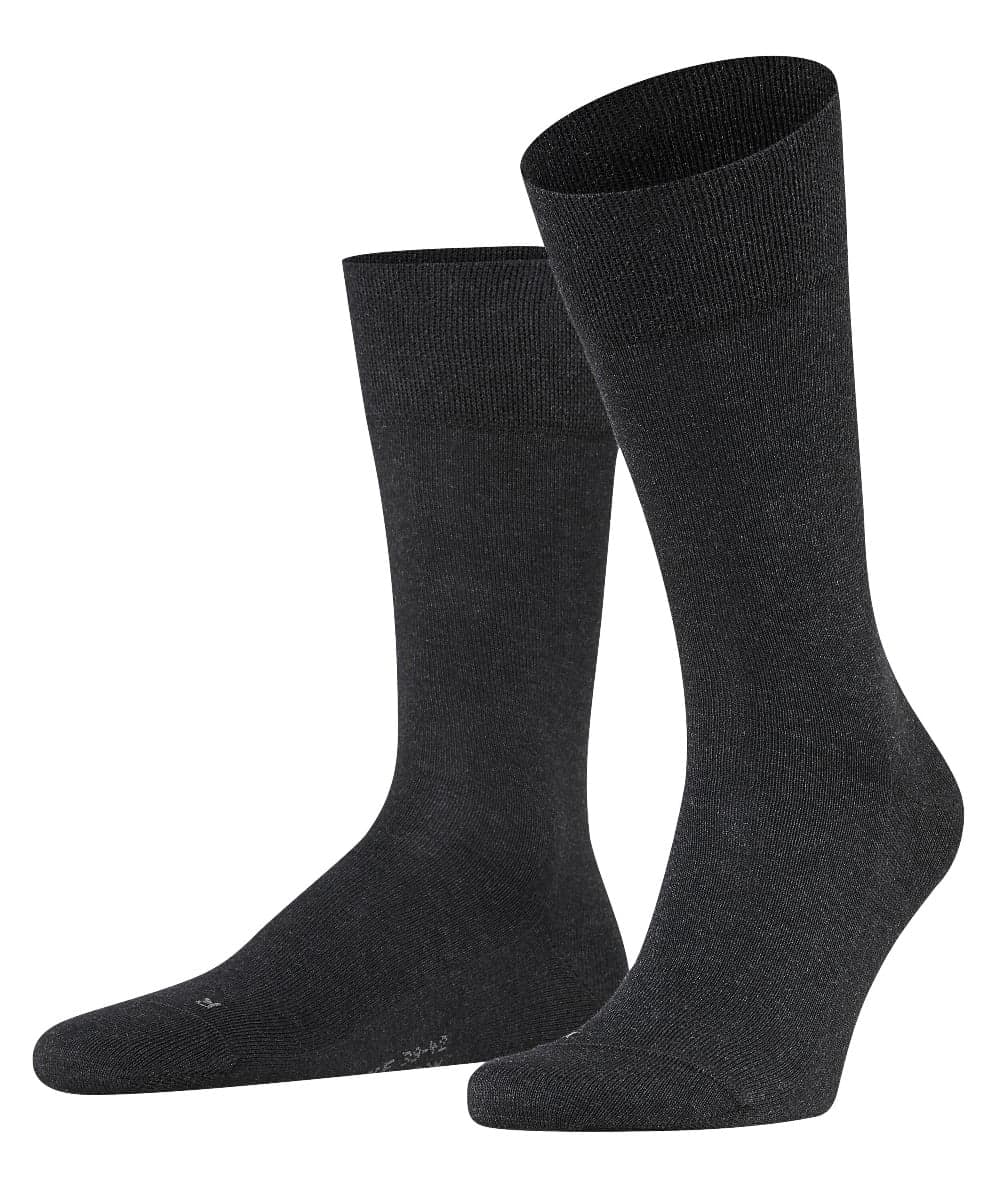 Sensitive London Herren Socken – Anthrazit Meliert – 43-46