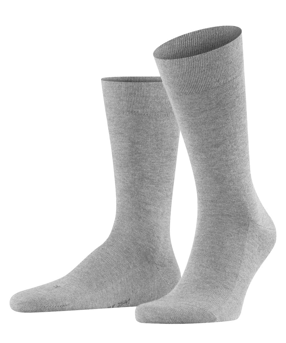 Sensitive London Herren Socken – Hellgrau Meliert – 39-42