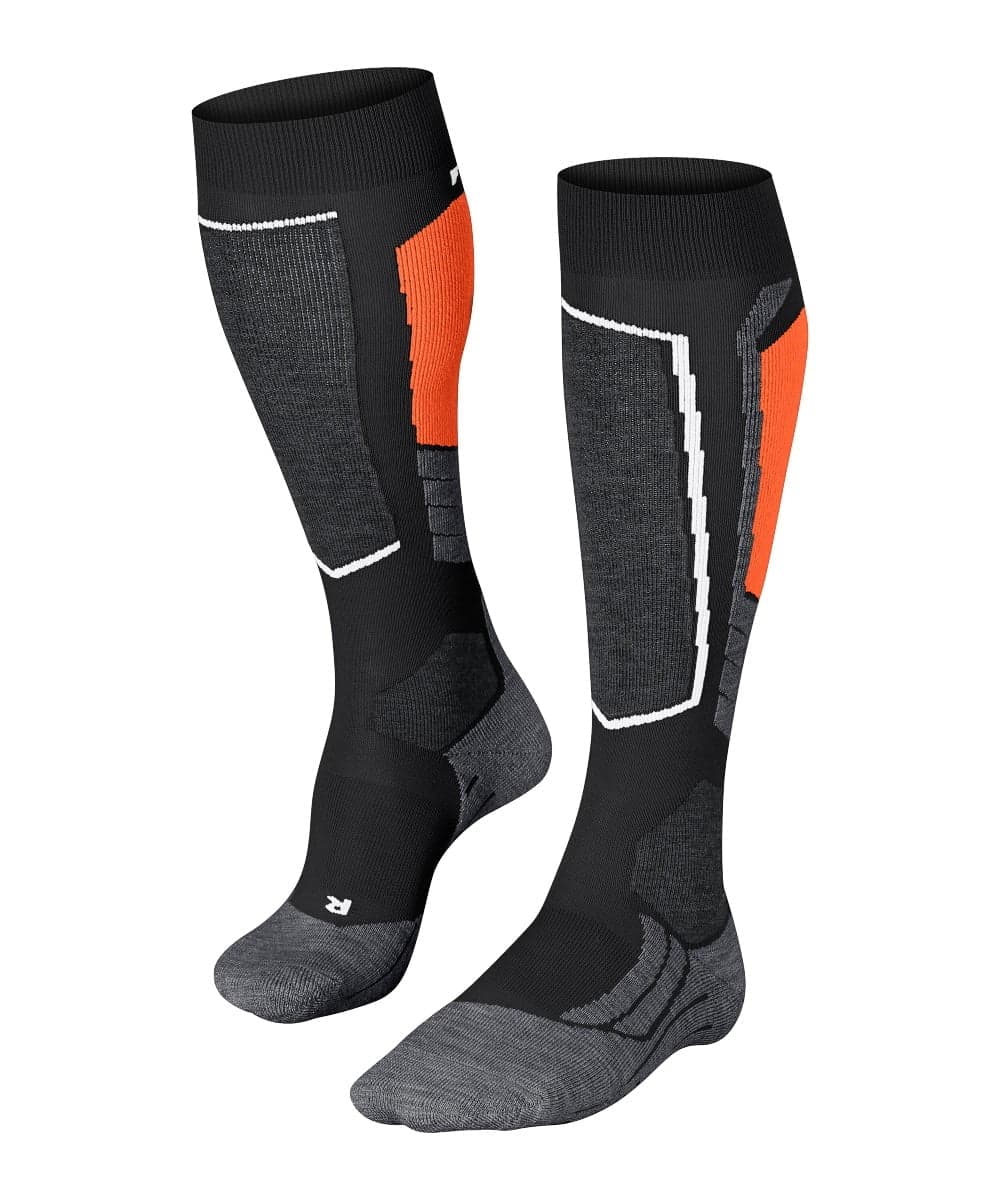 Sk2 Intermediate Damen Skisocken – Schwarz – 35-36