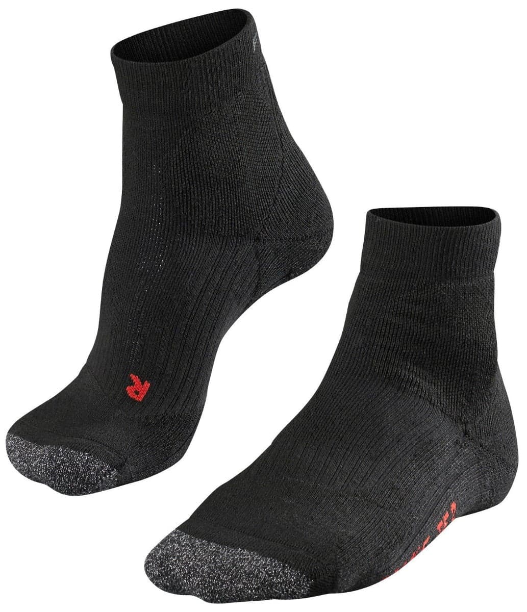 Te2 Kurze Tennissocken – Schwarz – 37-38