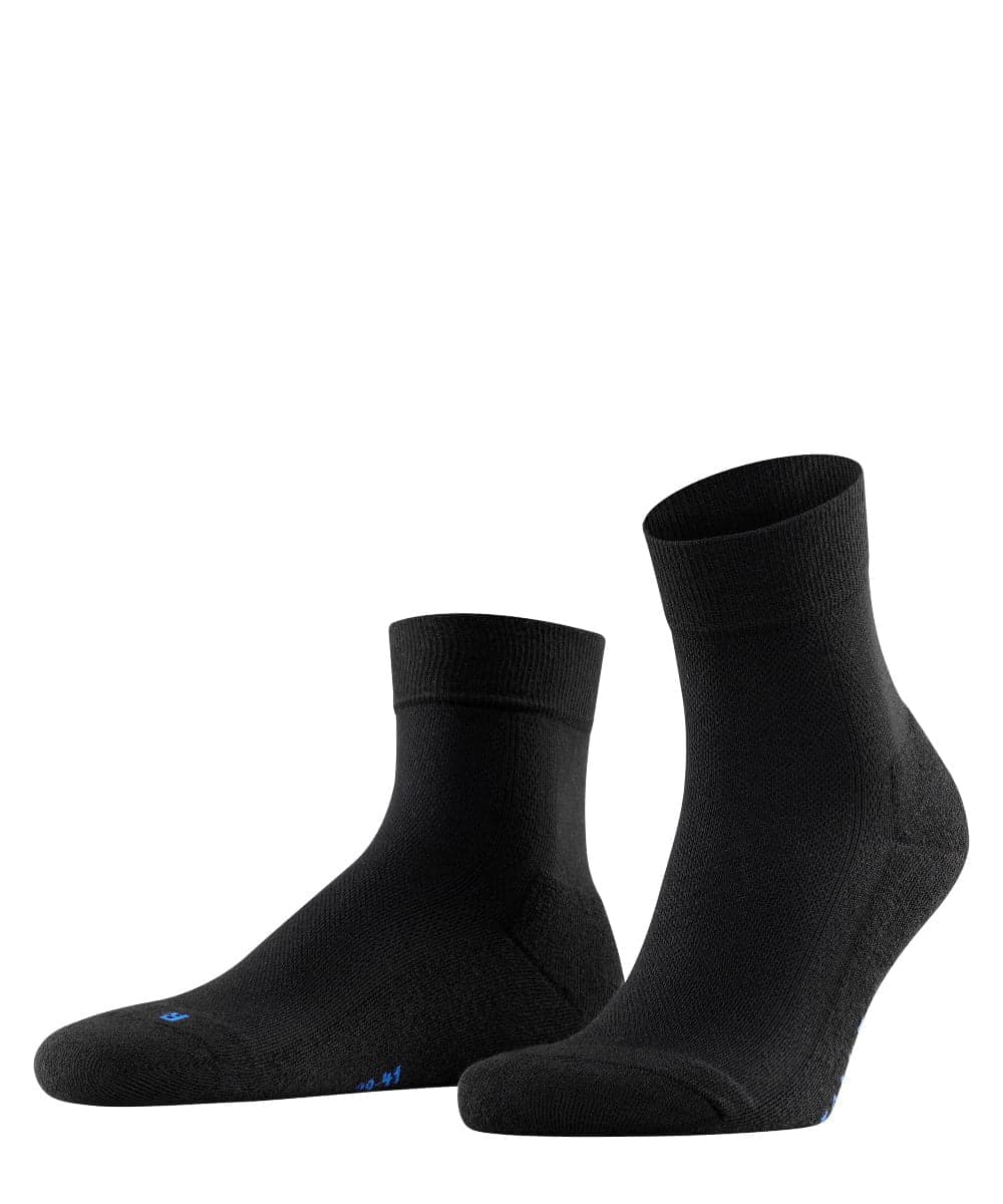 Coole Kick-Quarter-Socken – Schwarz – 37-38