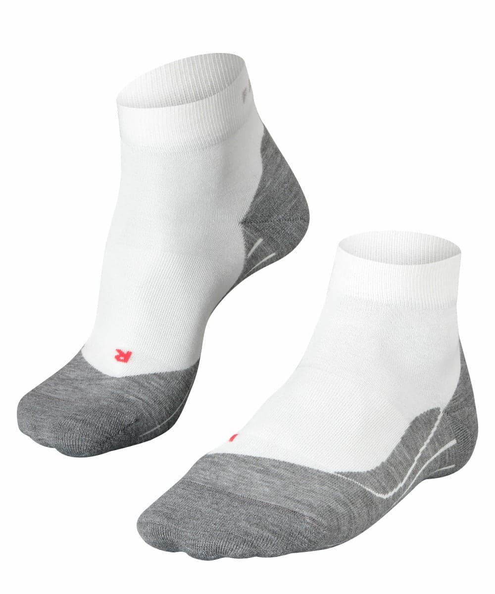 Ru4 Kurze Damen Laufsocken – Weiß-Mix – 41-42