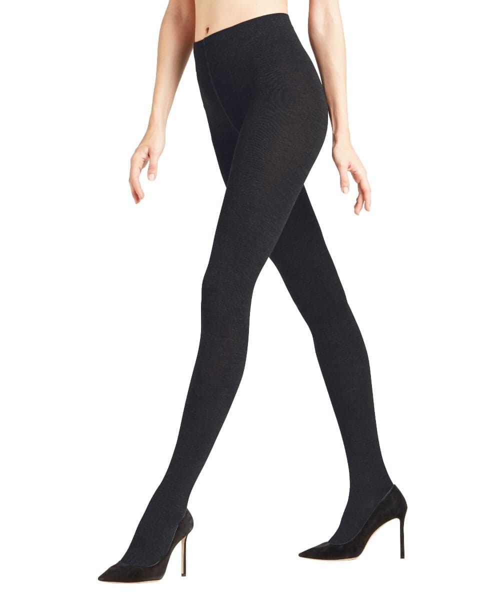 Softmerino Damenstrumpfhose – Schwarz – M