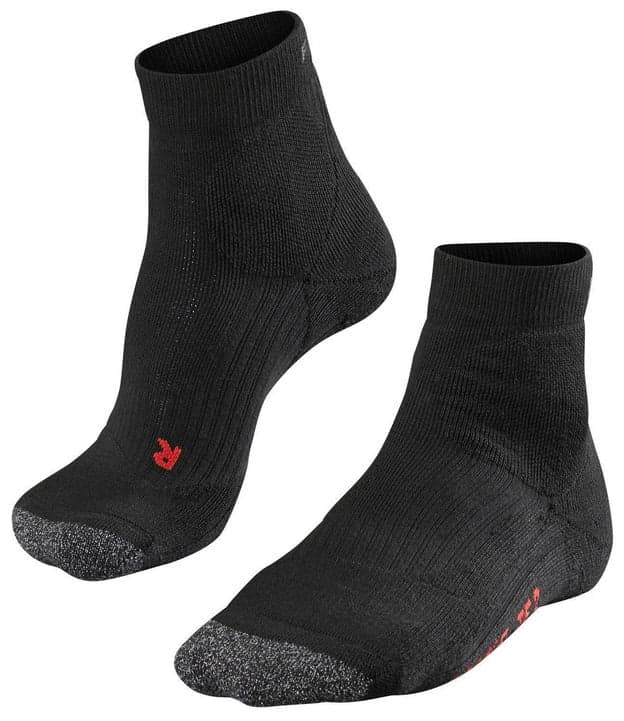 Te2 Kurze Herren Tennissocken – Schwarz – 46-48