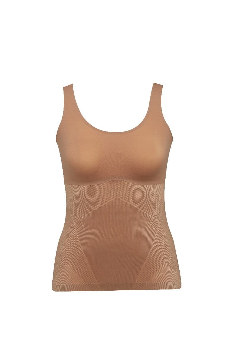 Spanxshape™ Unsichtbares Korrigierendes Hemd – Café Au Lait – M