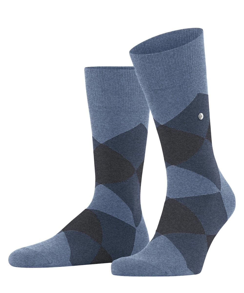 Burlington Clyde Herren Socken – Hellblau