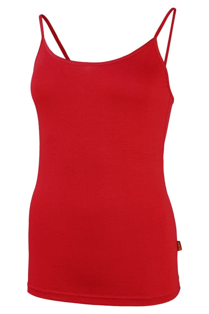Bamboo Damen Tanktop – Rot – S