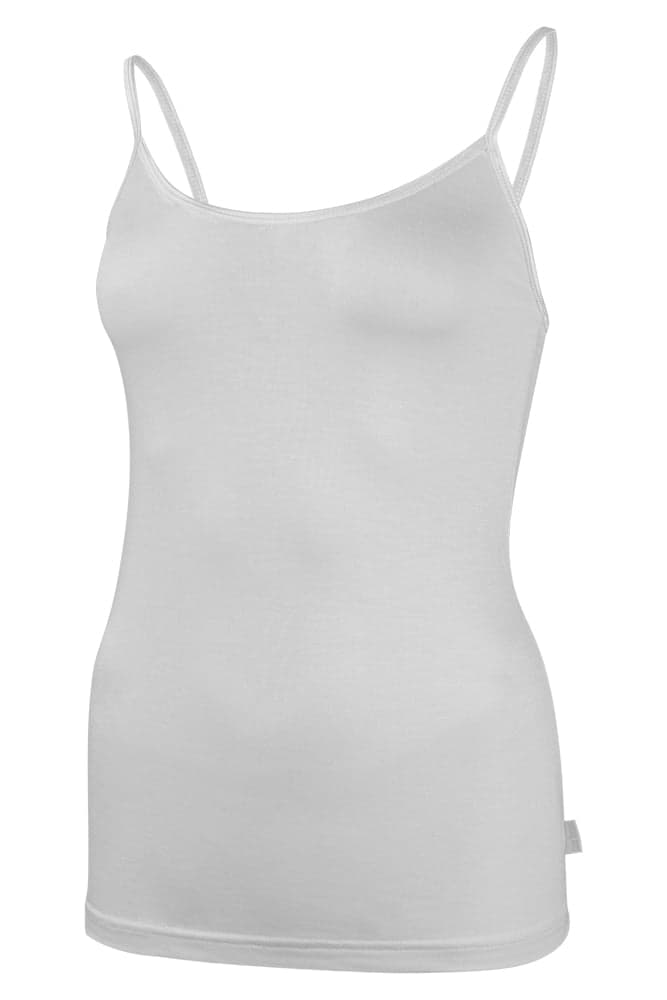 Bamboo Damen Tanktop – Weiß – S