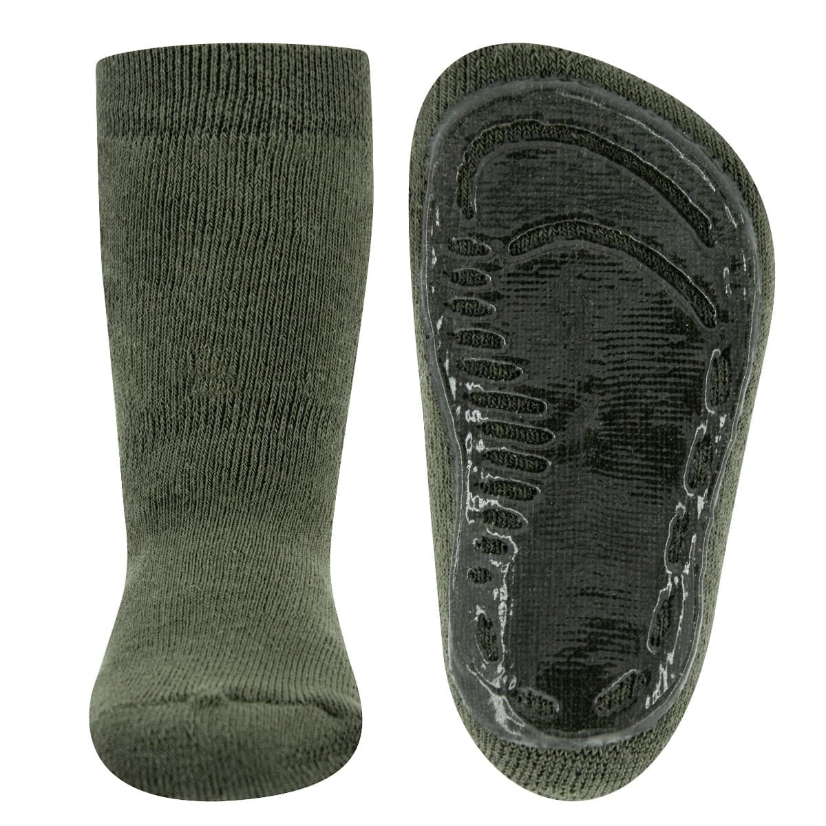 Antirutsch-Kindersocken – Olive – 17-18