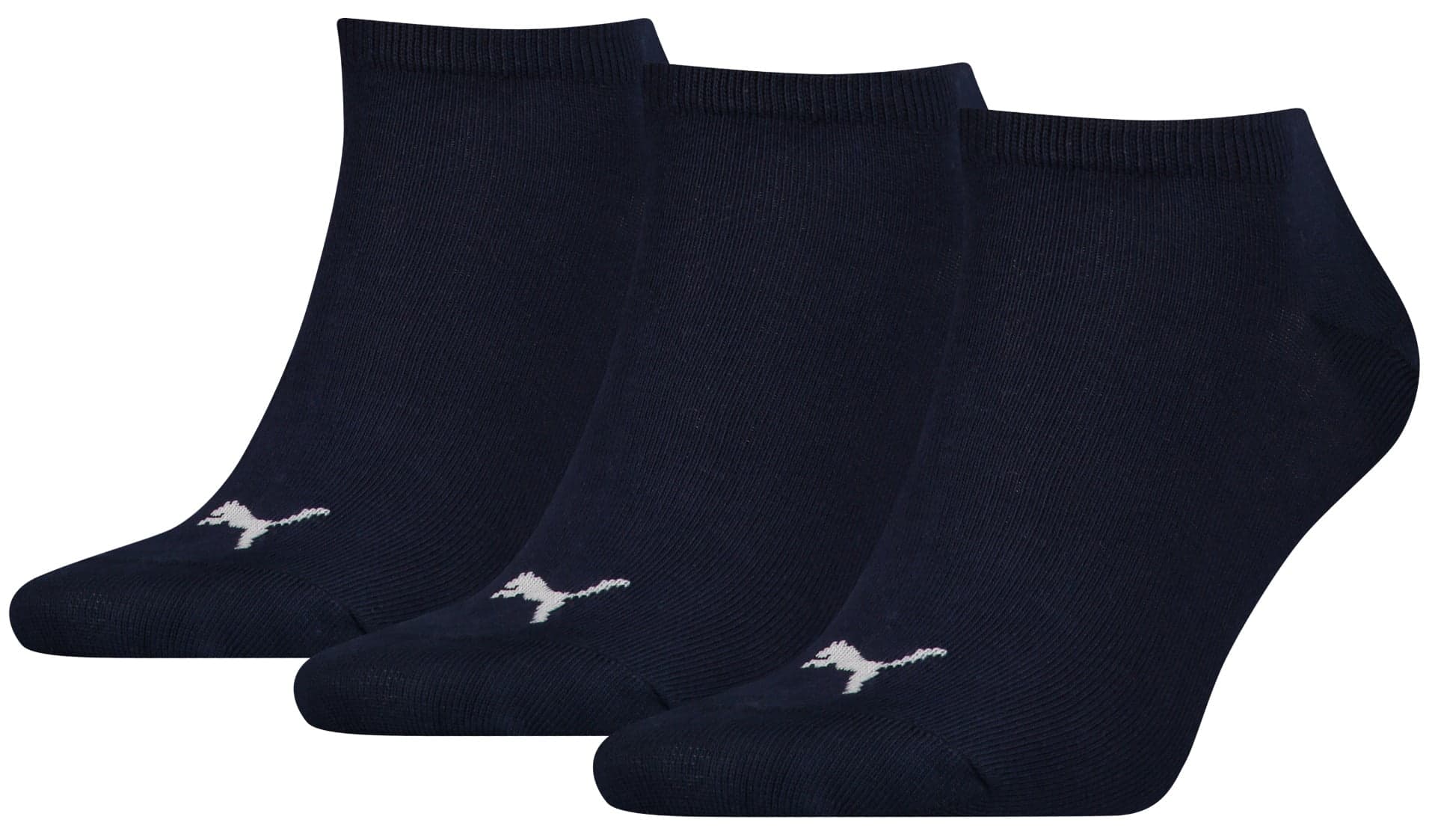 Unisex Sneaker Schlicht 3er-Pack 2024 – Marineblau – 35-38