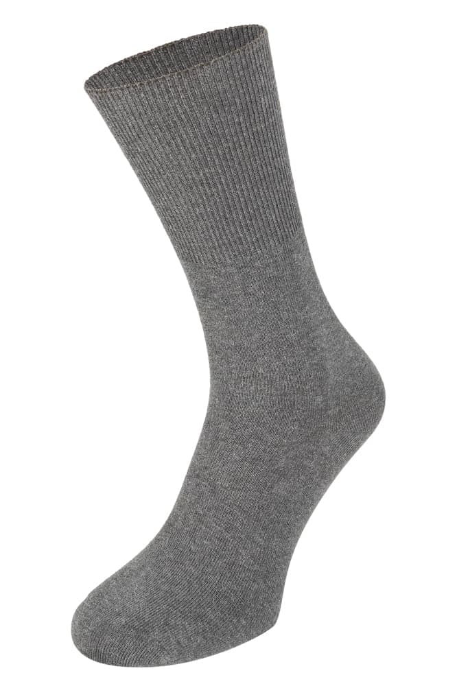 Baumwoll-Herrensocken Ohne Gummi – Grau – 41-43