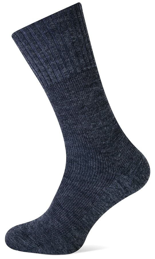 Wollherensocken Ohne Gummi – Anthrazit – 43-45