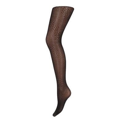 Strumpfhose Mit Schlangen-Alloverdruck – Schwarz – S-M