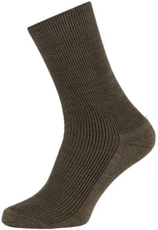 Wollherensocken Mit Frotteesohle – Khaki – 48-50