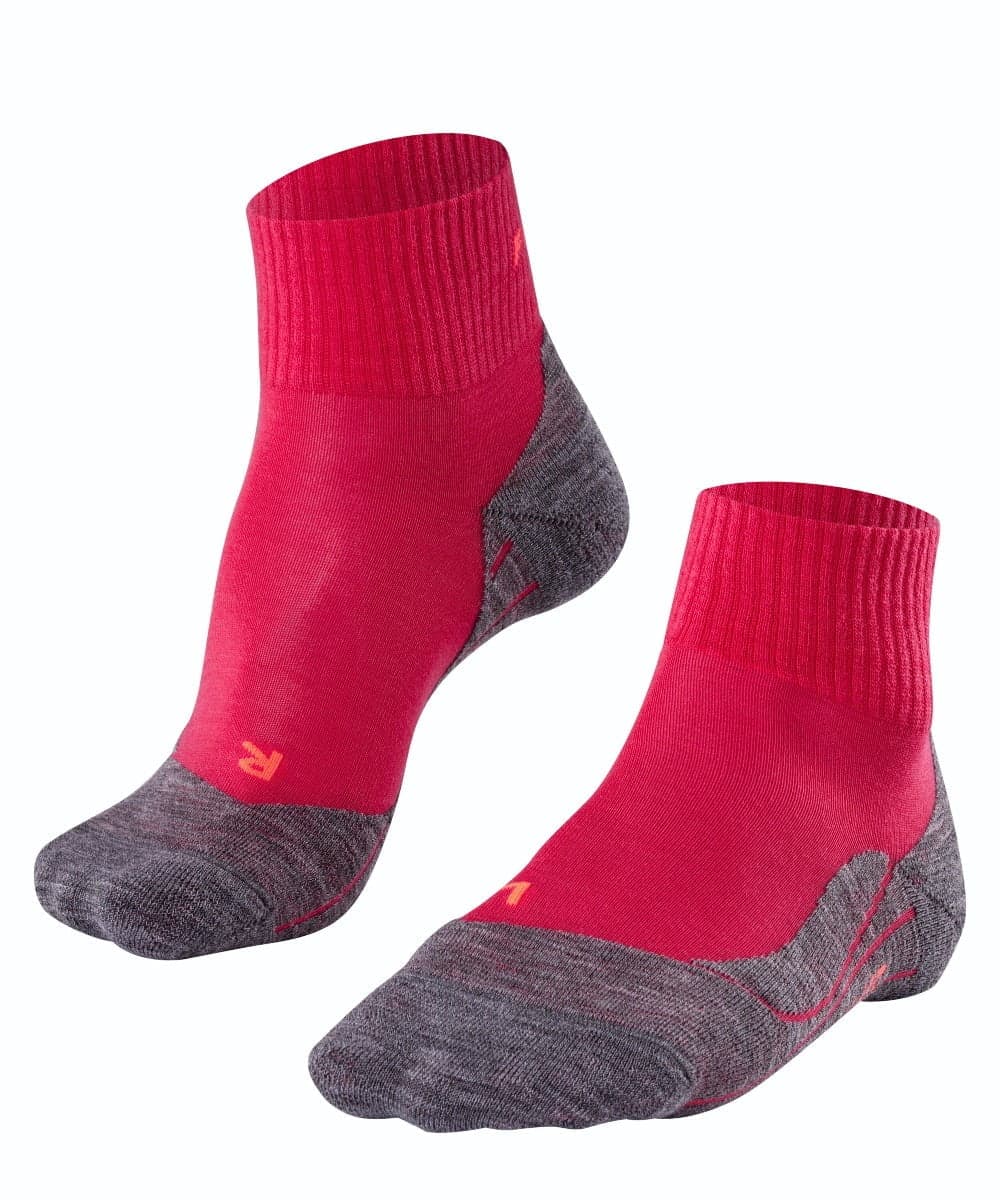 Tk5 Kurze Damen Wandersocken – Rose – 41-42